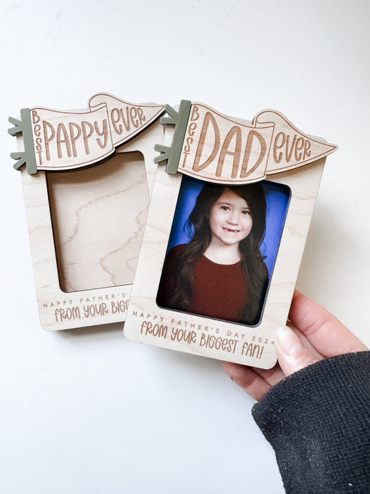 Best Dad Ever Father’s Day Gift, Custom Picture Frame | Sentimental Gift | Gift For Dad | Happy Father’s Day | Picture Frame