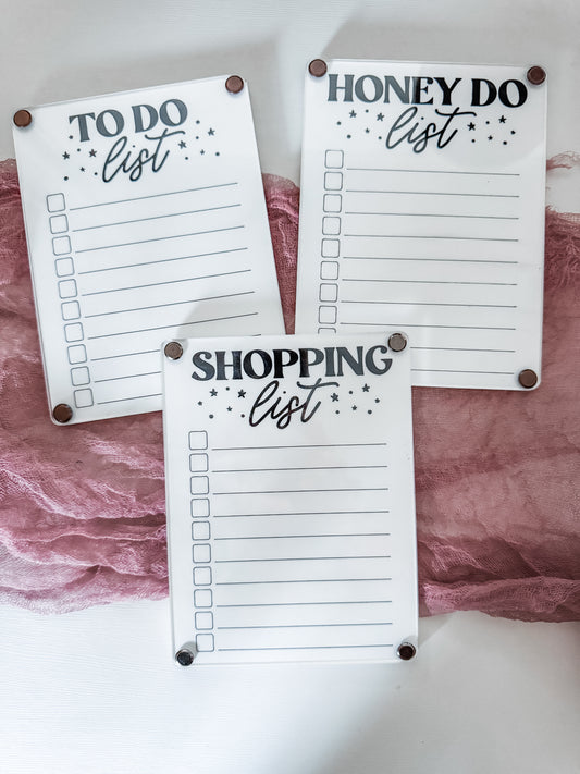 To Do List Dry Erase Board | Office Check List | Small Business Organization | Magnet To Do List | Desktop Check List