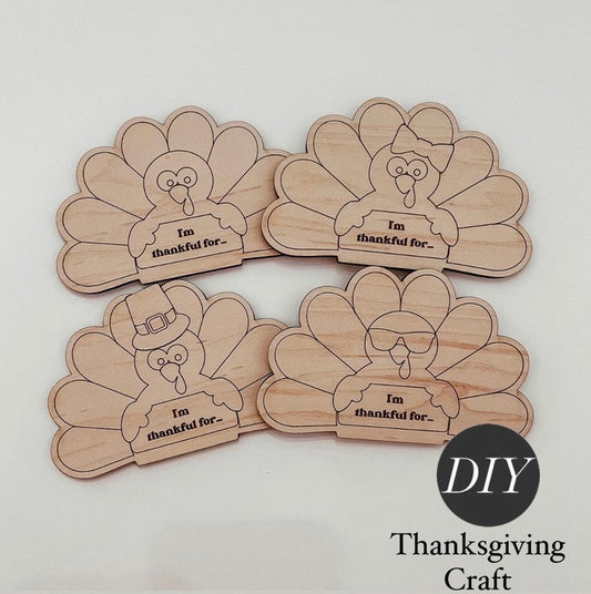 DIY I’m Thankful For Magnet Pick Your Style | Kids Thanksgiving Craft | Homeschool Craft | DIY Thanksgiving Kit | Pick your style