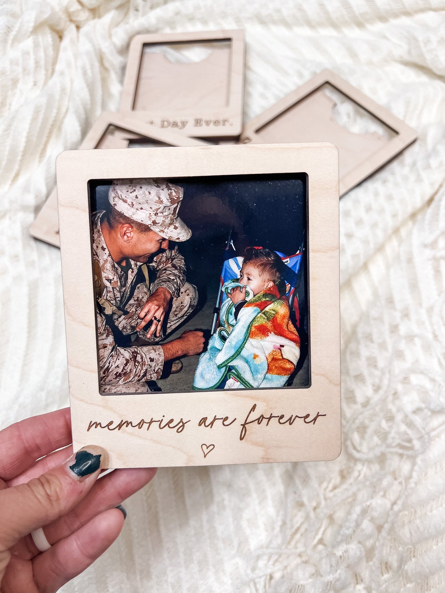 Personalized Picture Frame Magnet, Custom Picture Frame | Sentimental Gift | Picture Frame | Best Friends | Baby Announcement | Handmade
