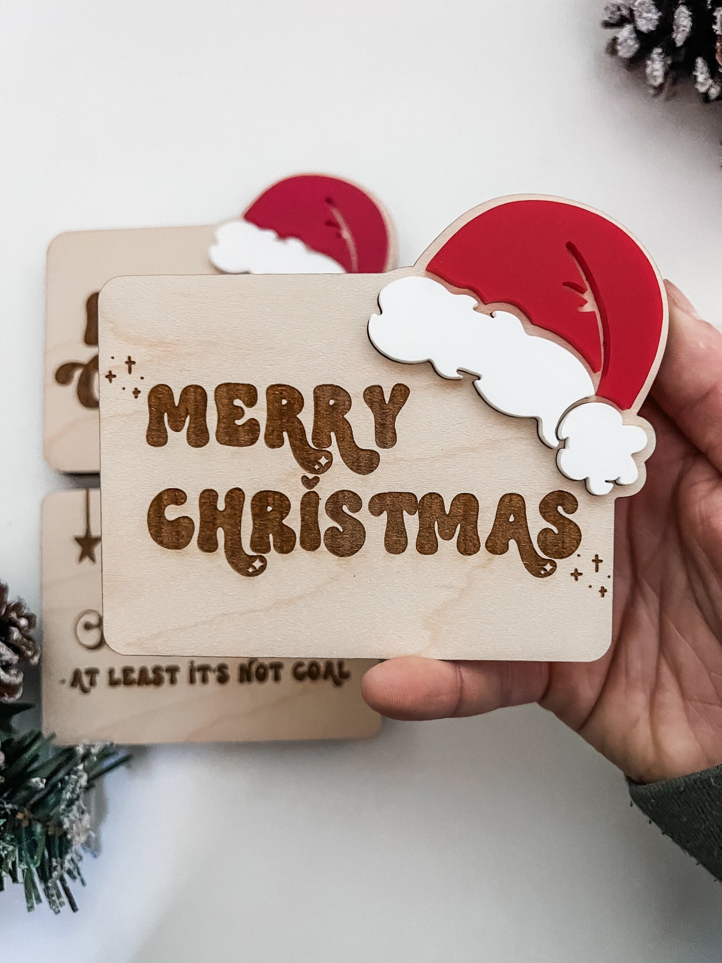 Christmas Gift Card Holder| Pick Your Style | Gift Idea | Sliding Gift Card Holder | Best Wishes, Warmest Regards | Funny Gift Card Holders