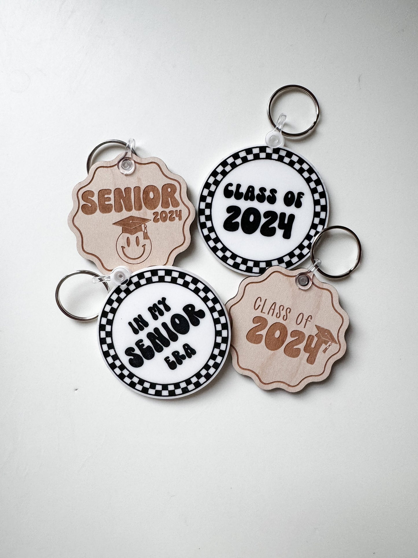 Senior Year Keychains | Graduation | Pick Your Style | Gift Idea | Senior Gifts | In My Senior Era | Class of 2024