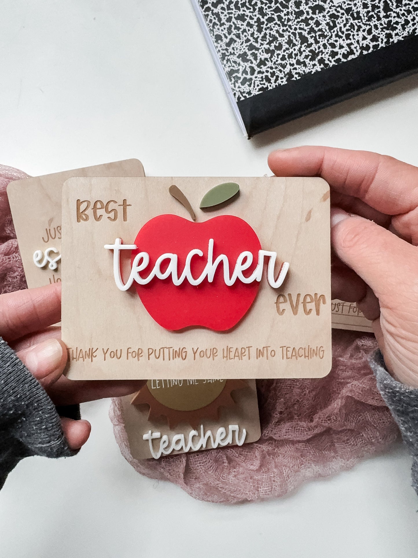 Teacher Gift Card Holder| Pick Your Style | Gift Idea | Sliding Gift Card Holder | Teacher Appreciation Week | Best Teacher Ever