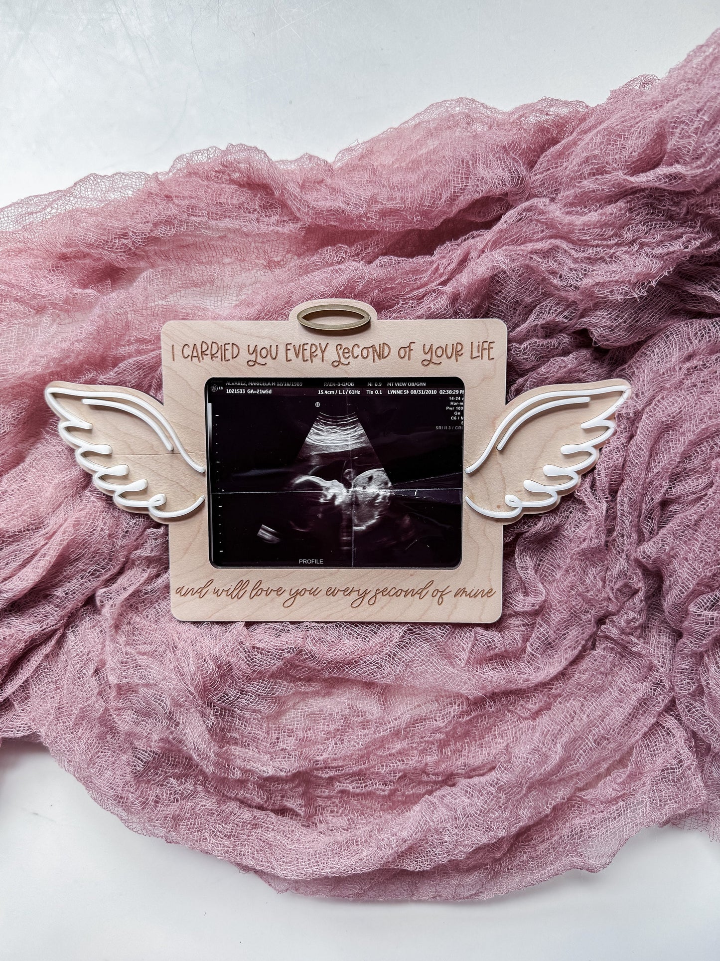 Pregnancy Loss Keepsake Gift | Ultrasound Angel Baby Fridge Magnet | Miscarriage Keepsake | Infant Loss Keepsake